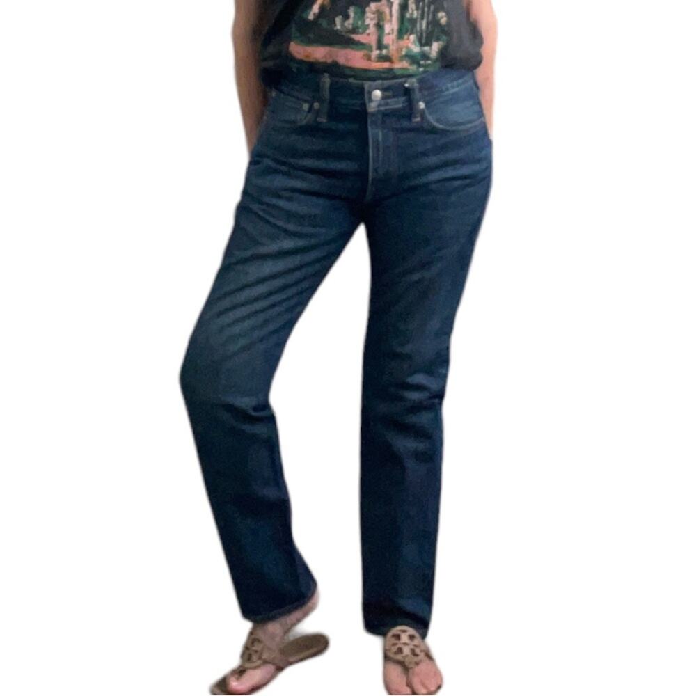 J. Crew Mid-rise Slim Hip Narrow Tapered Leg Jeans